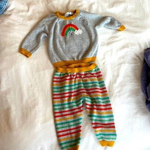 Angel Dear sweater matching set